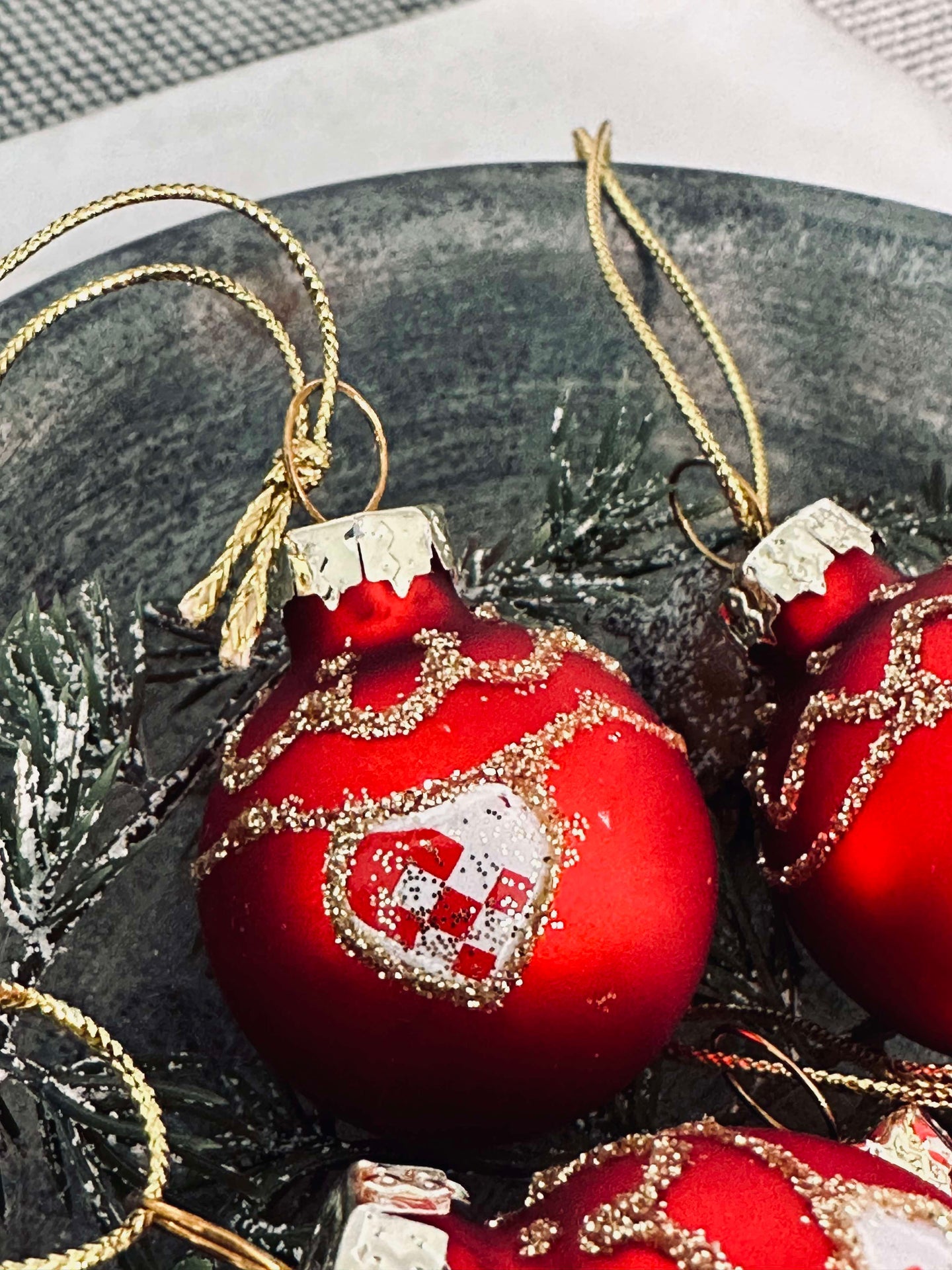 Weihnachtskugeln - Set mit 4 Stück