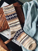 Socken in schönen Farben - Beige-Mix