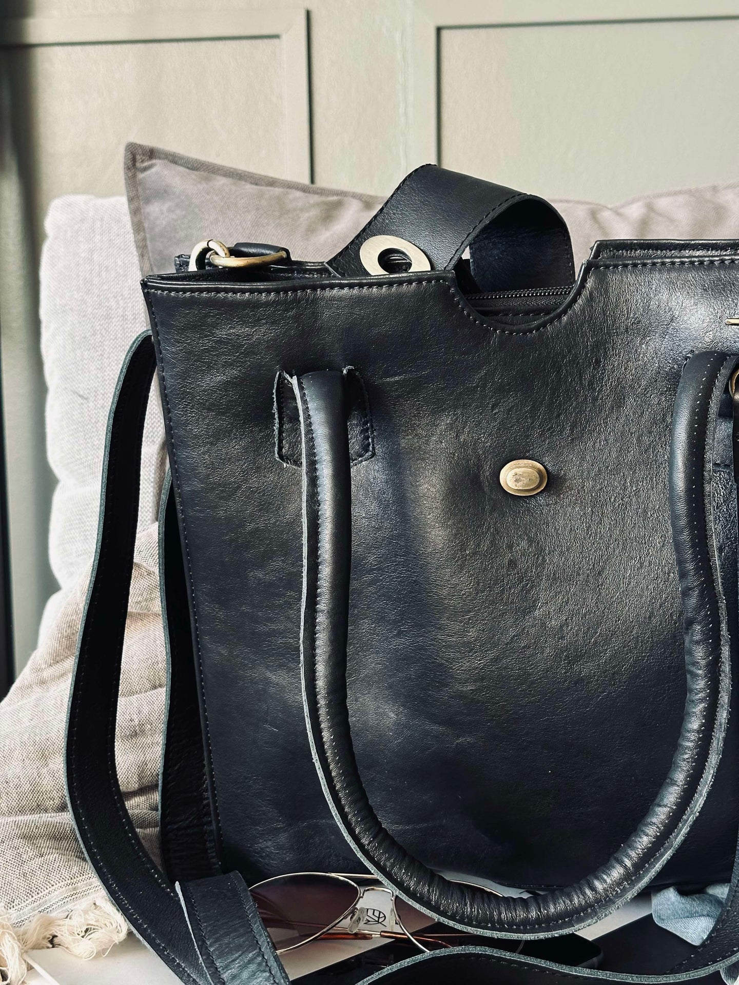 Arbeitstasche Lady aus Büffelleder