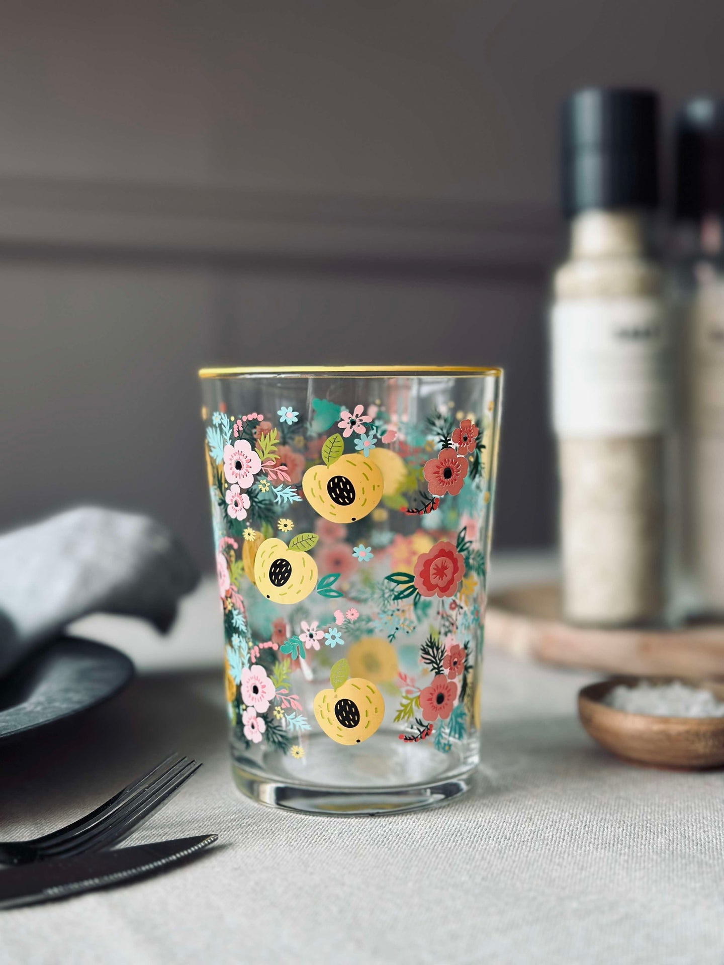 Trinkgläser FLORA - Set mit 4 Gläsern