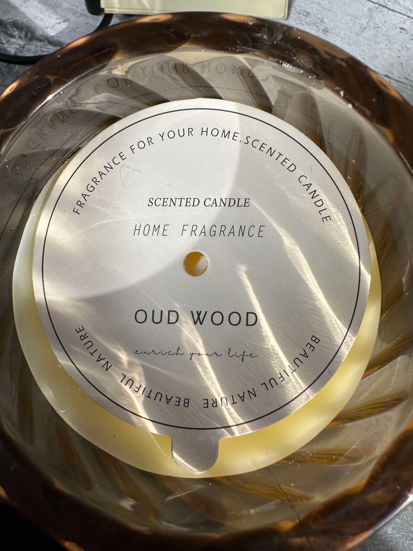 Duftkerze im Glas - OUD WOOD