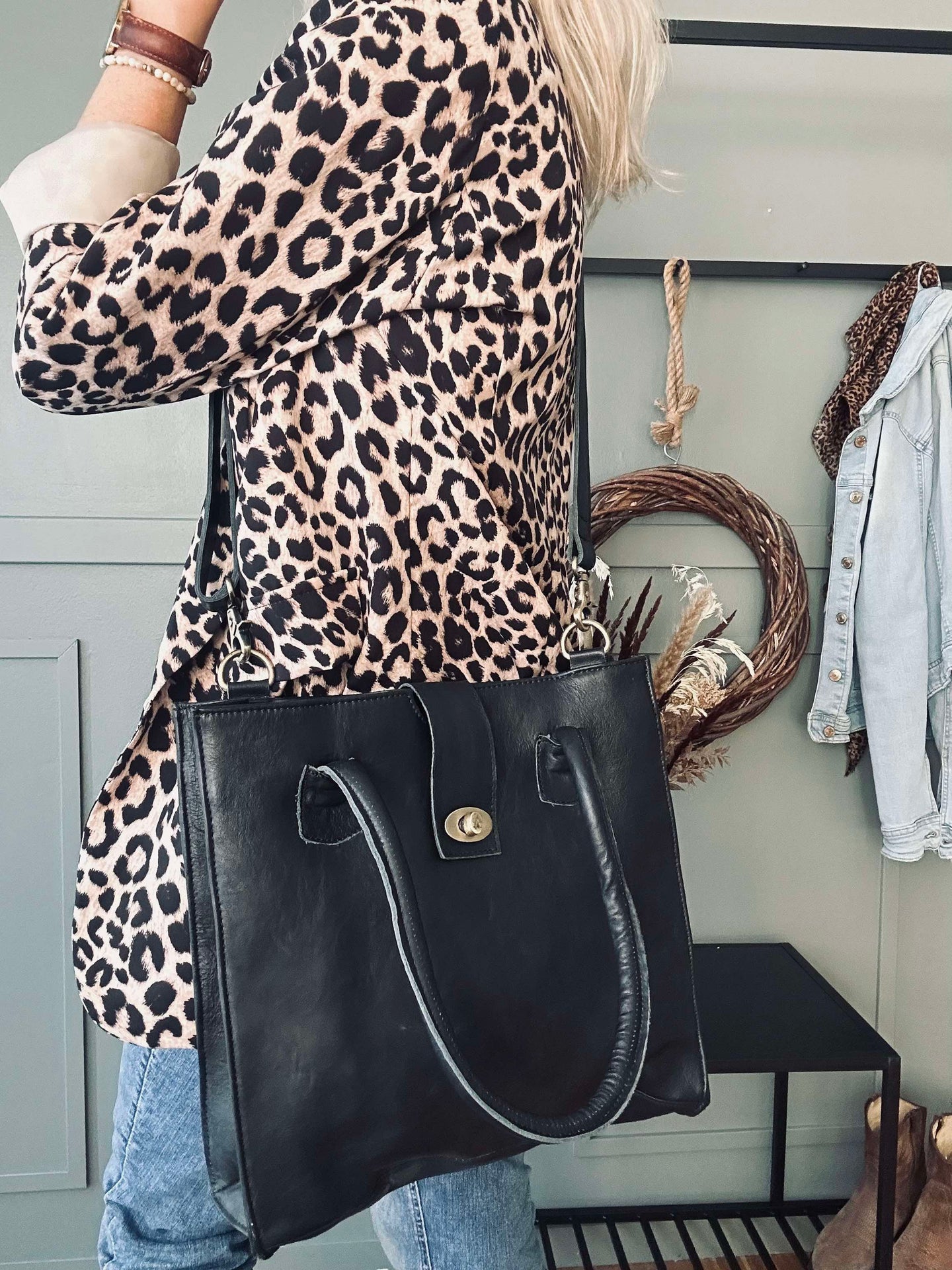 Arbeitstasche Lady aus Büffelleder