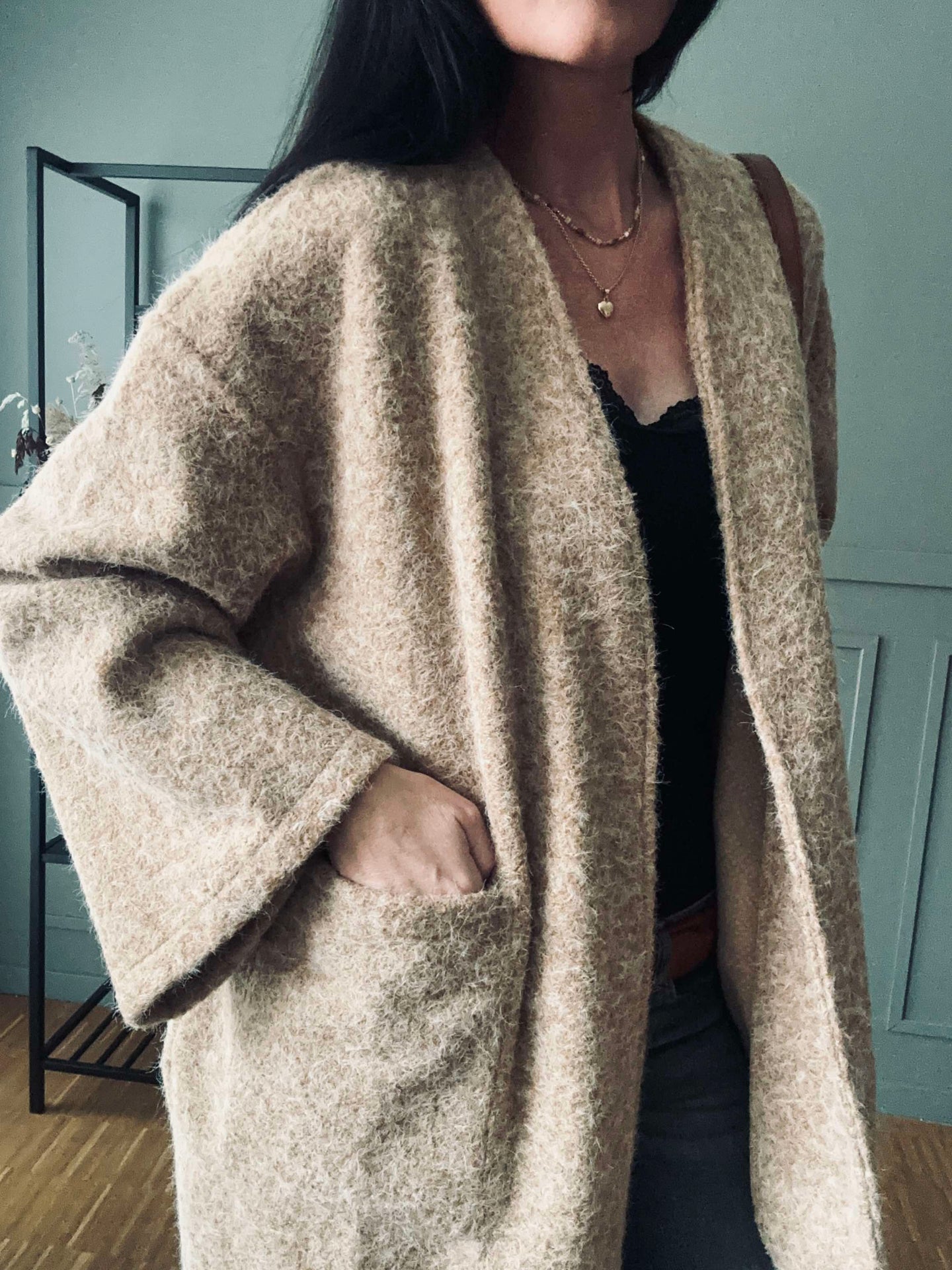 Jacke Belina - Oversize Camel