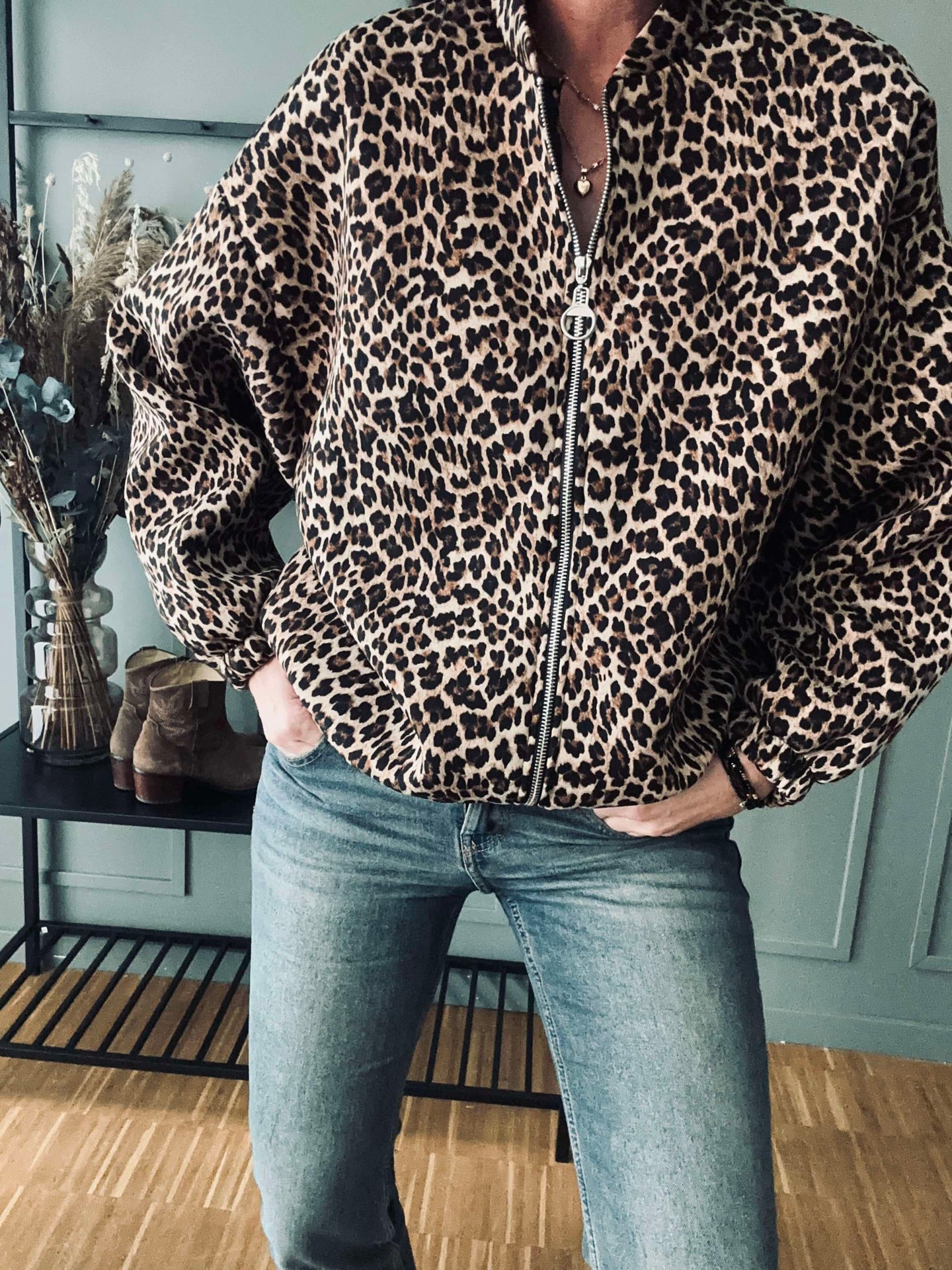 Coole Leopardenjacke