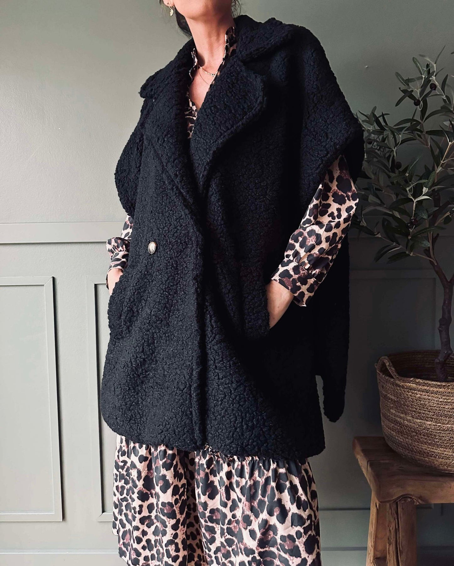 Weste Oversize Molly Black