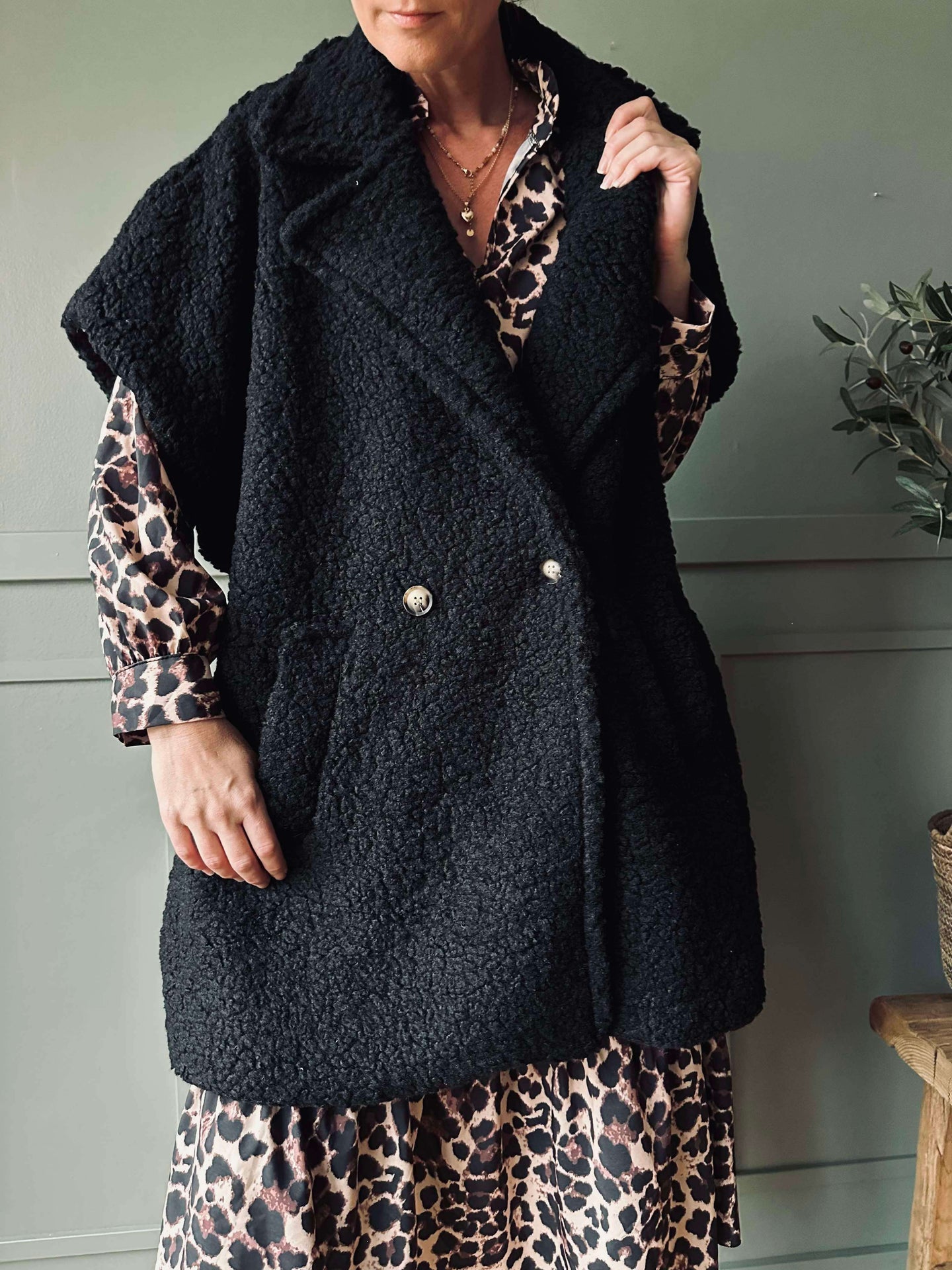 Weste Oversize Molly Black
