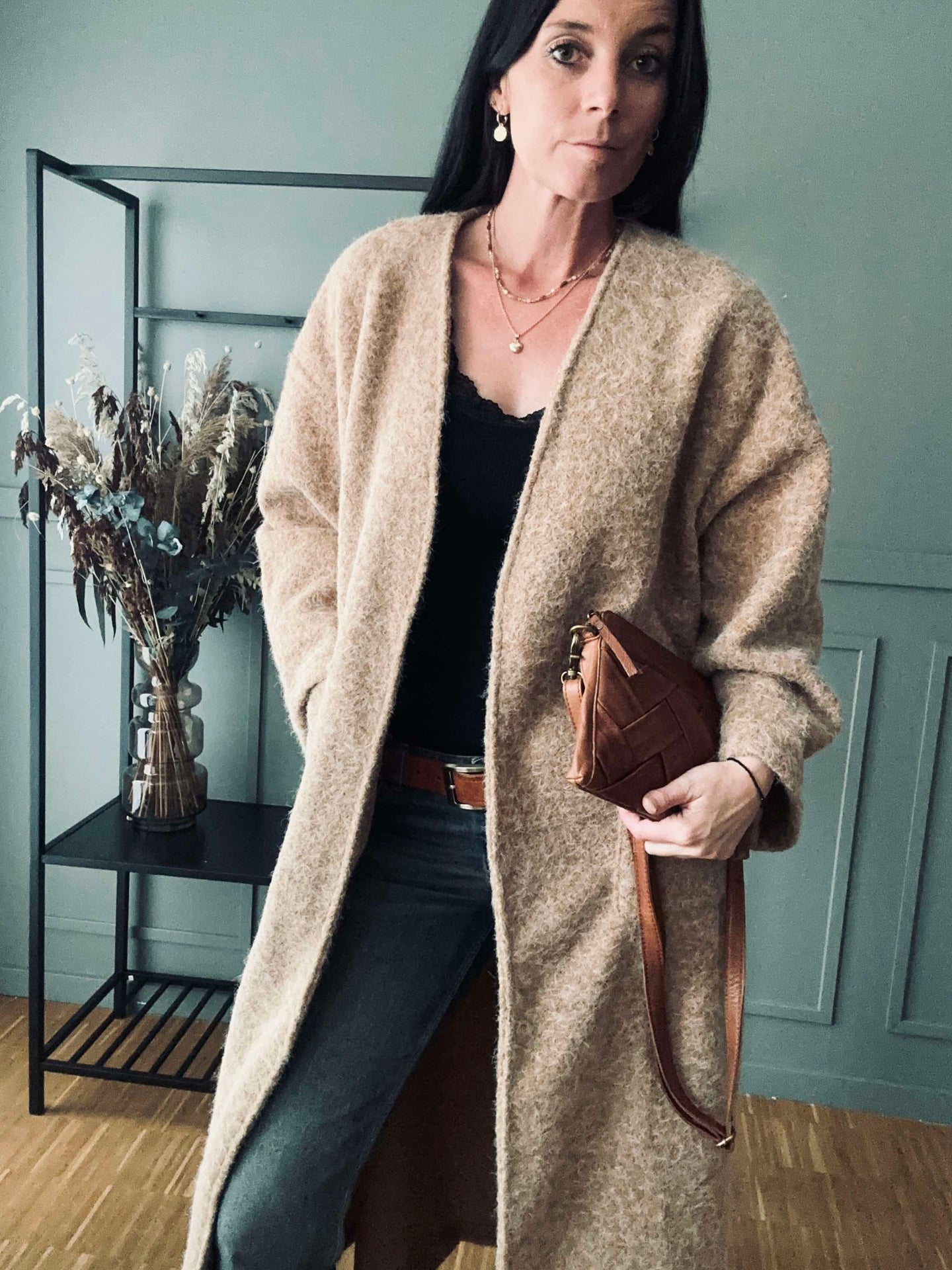 Jacke Belina - Oversize Camel