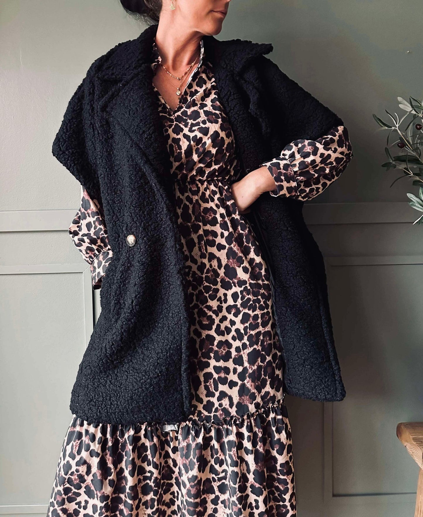 Kleid Leopard - S/M