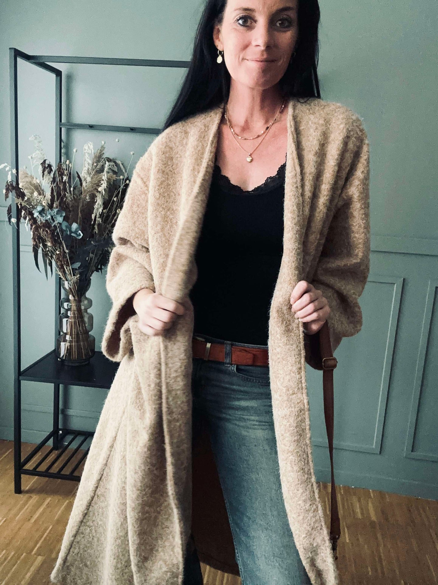 Jacke Belina - Oversize Camel