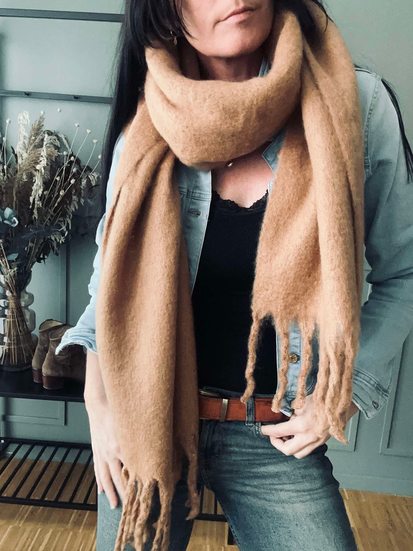 Schal Vamset Camel
