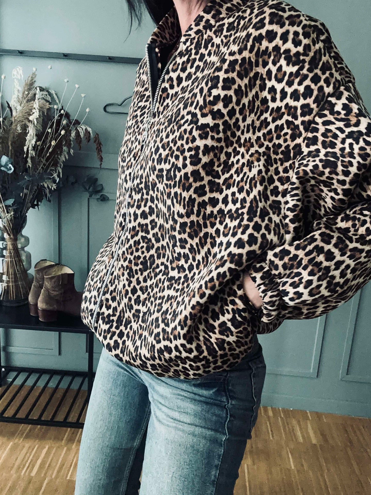 Coole Leopardenjacke