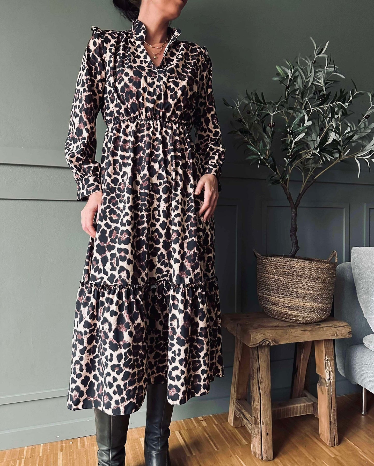 Kleid Leopard - S/M