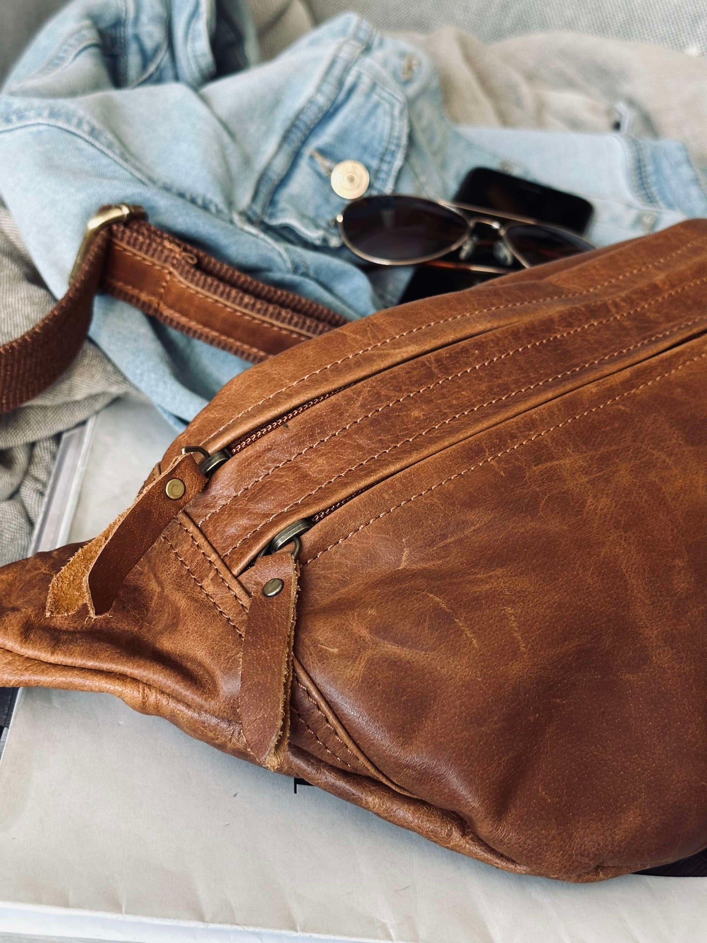 Bumbag Big Oline Cognac