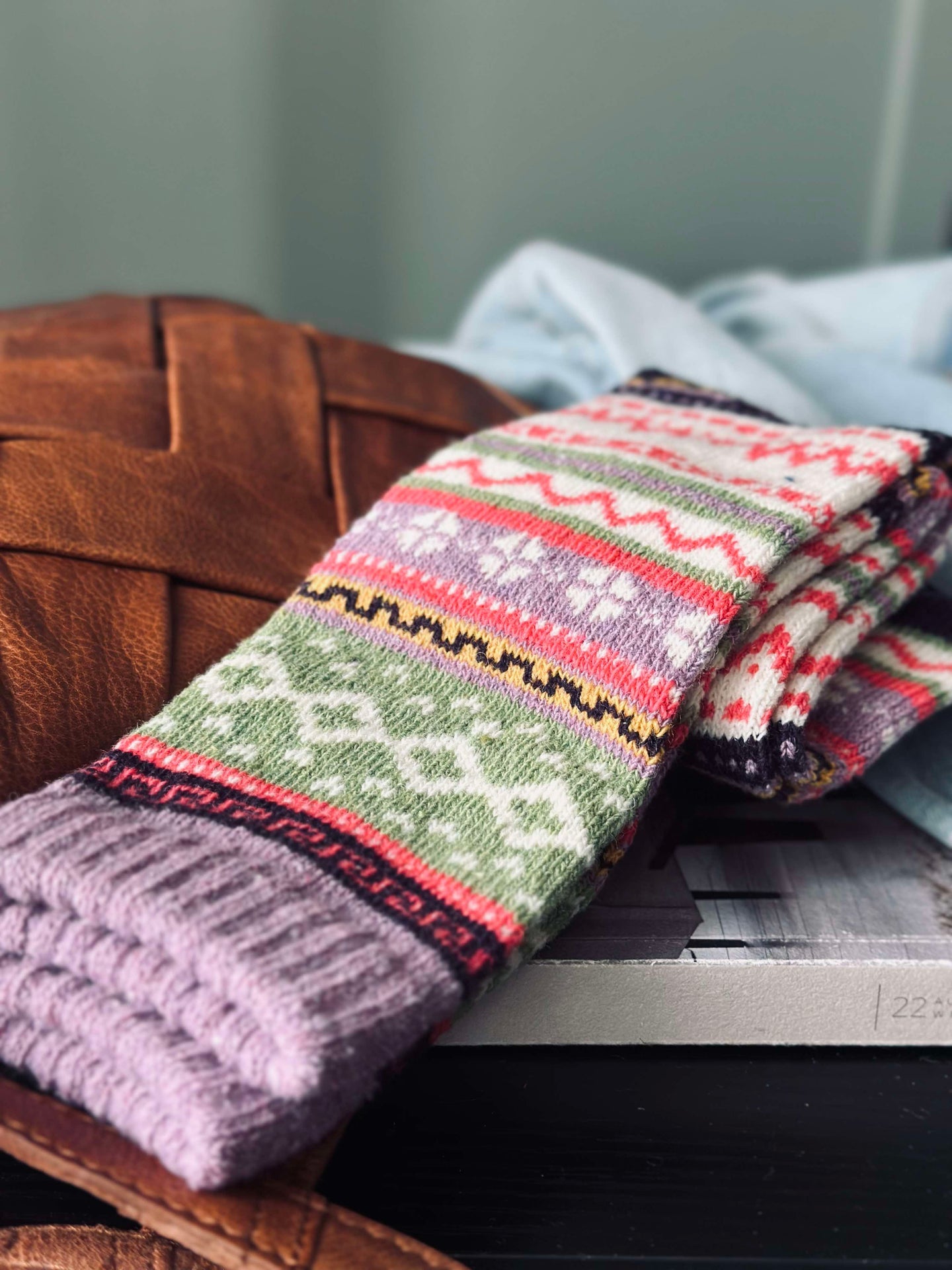 Socken - Lila Mix
