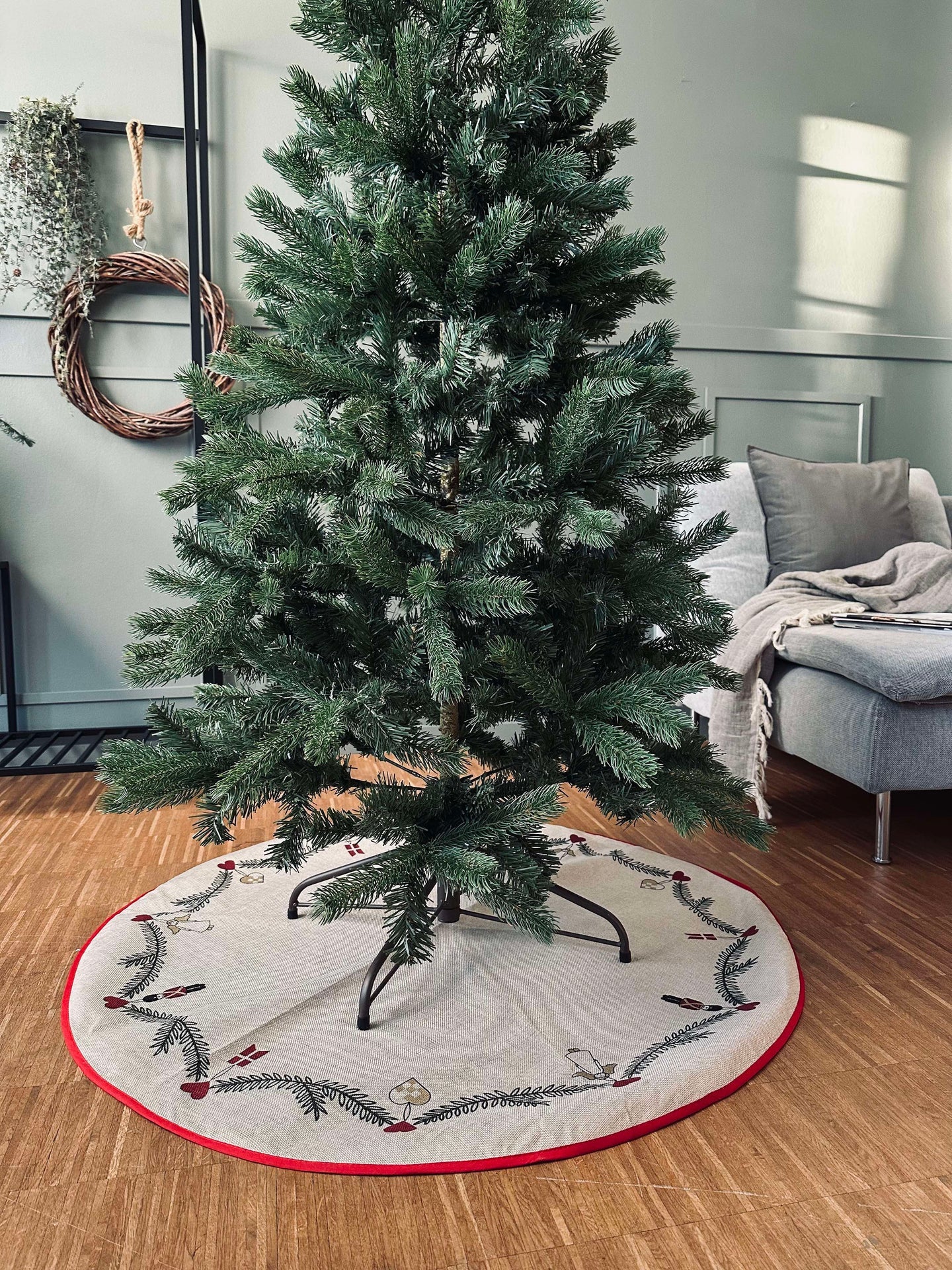 Weihnachtsbaumteppich