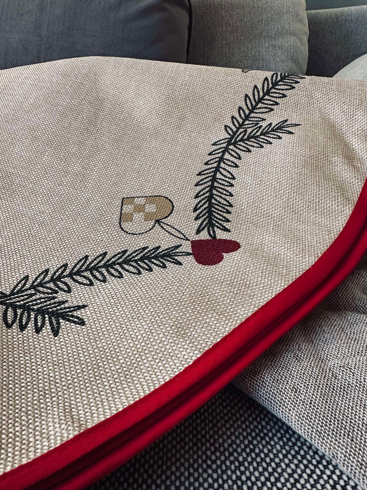 Weihnachtsbaumteppich