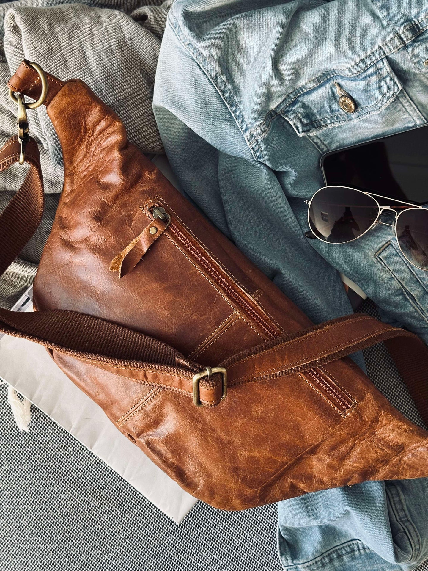 Bumbag Big Oline Cognac