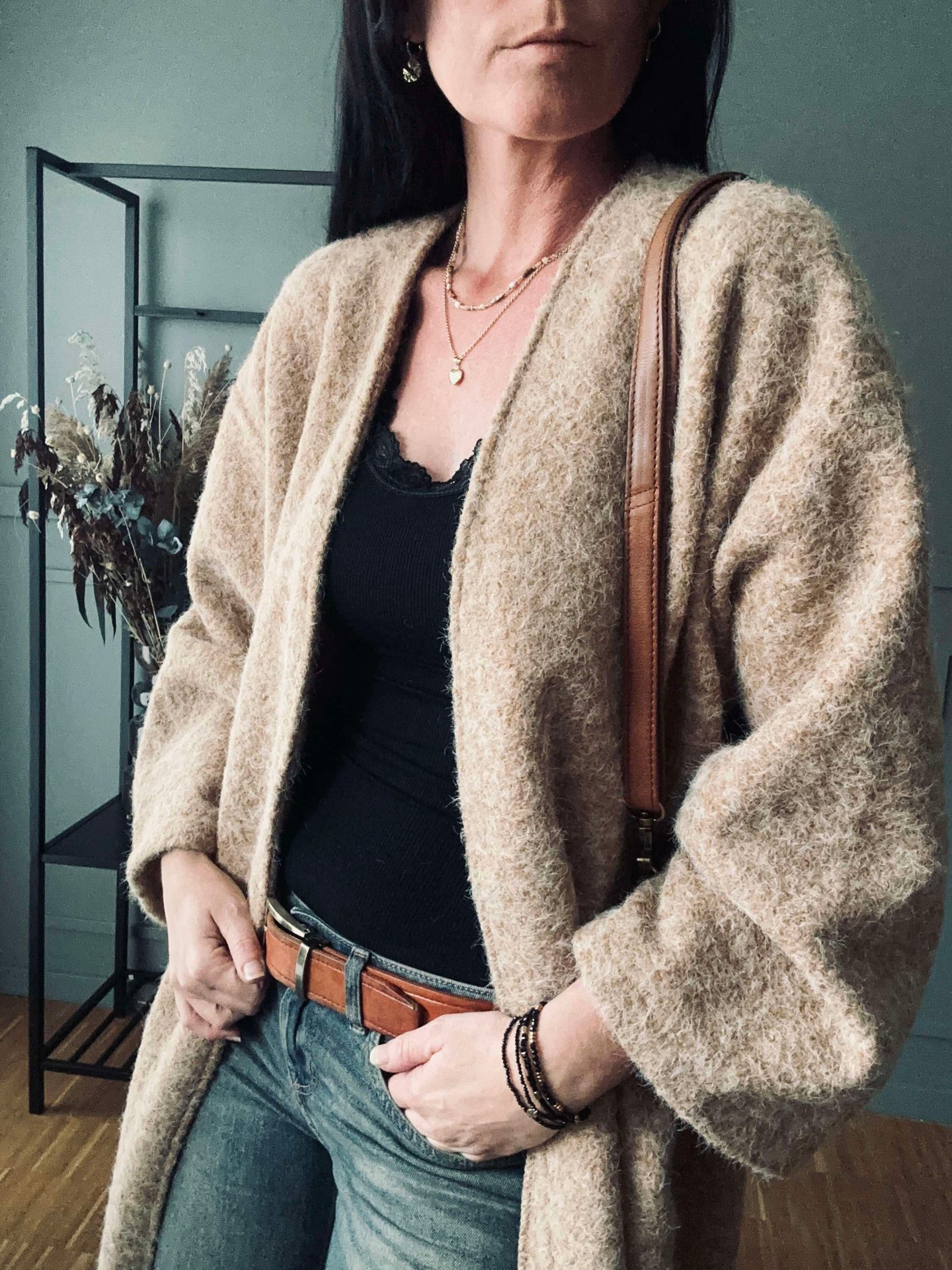 Jacke Belina - Oversize Camel
