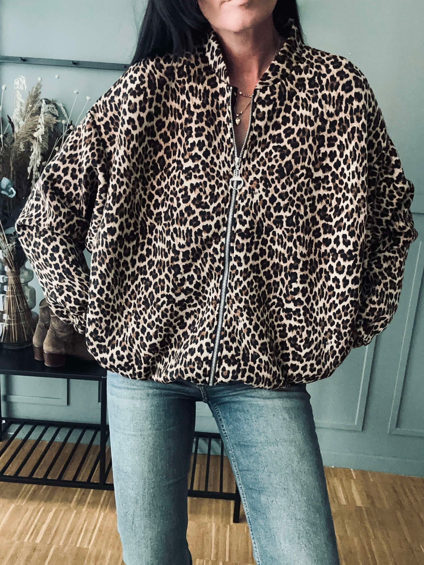 Coole Leopardenjacke