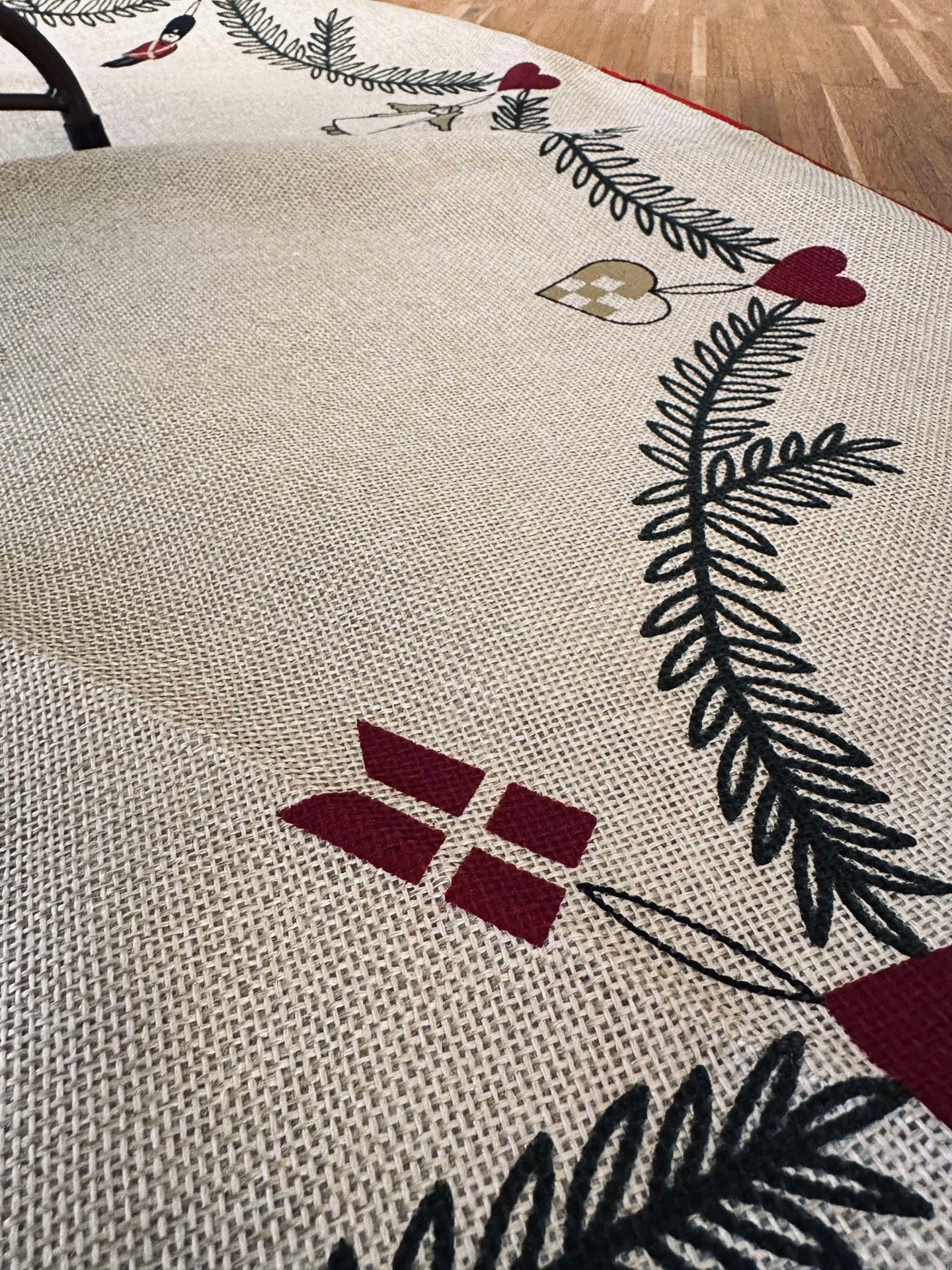 Weihnachtsbaumteppich
