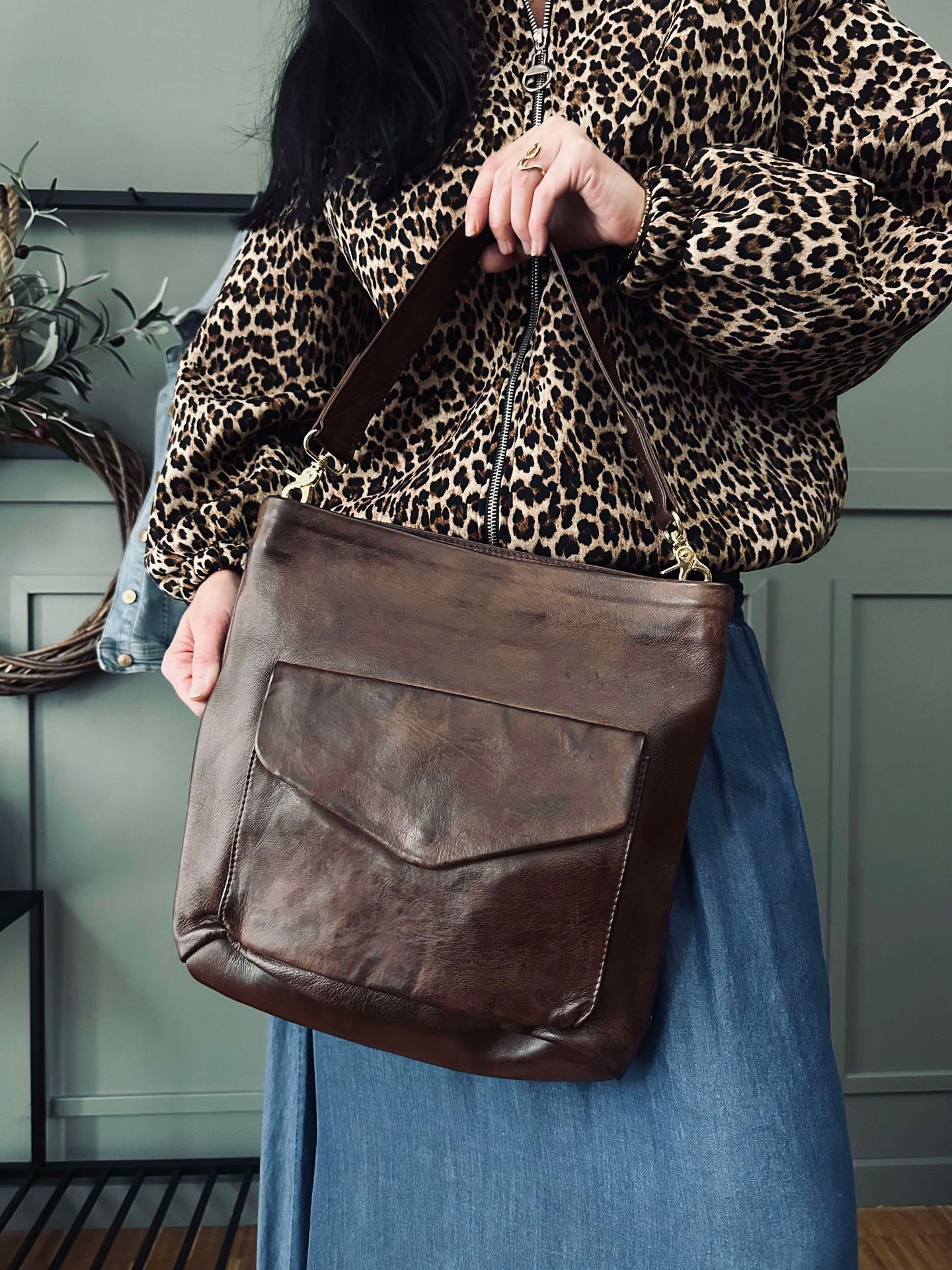 Arbeitstasche Tilda - Brandy