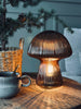Mushroom mit Rillen 25cm - Braun