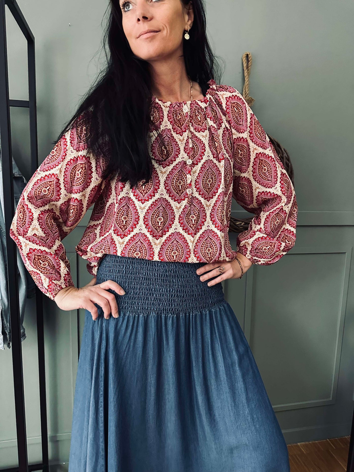 Bluse Nadia Pink