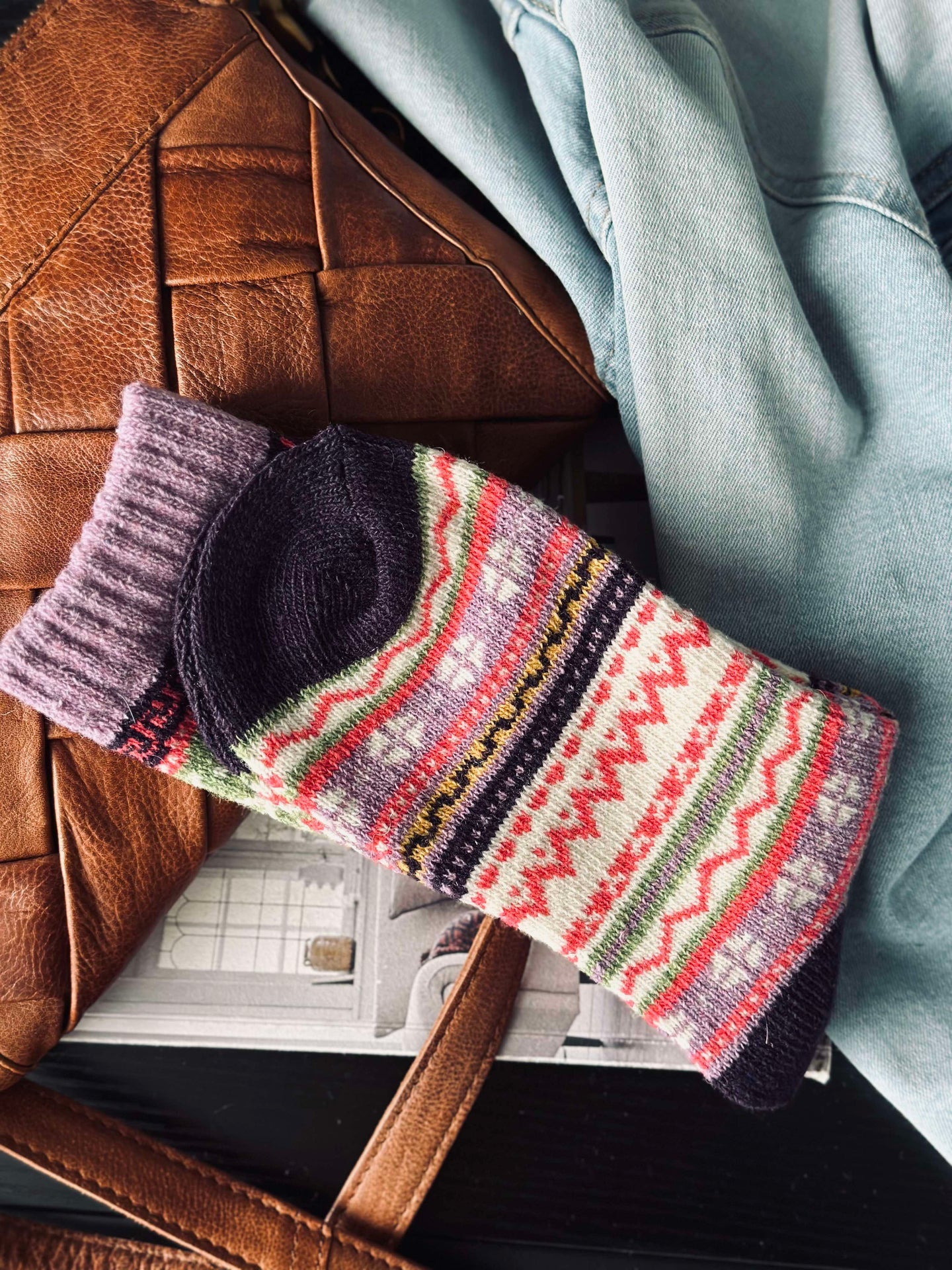 Socken - Lila Mix