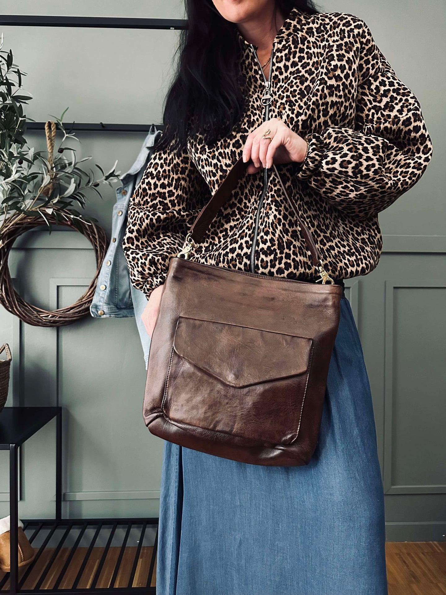 Arbeitstasche Tilda - Brandy