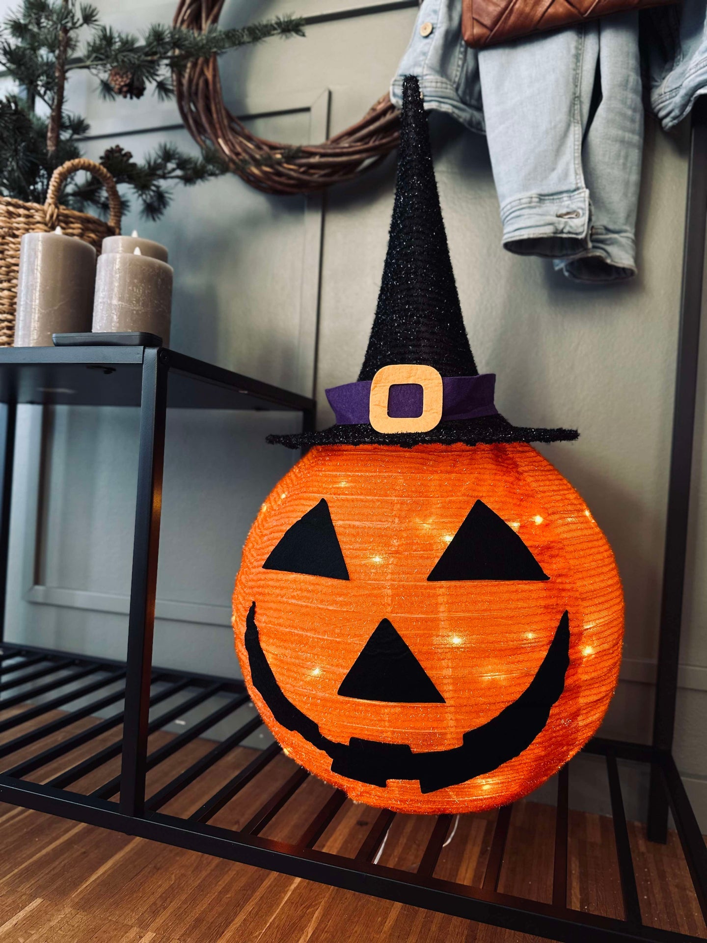 Halloween-Kürbis LED - 68 cm