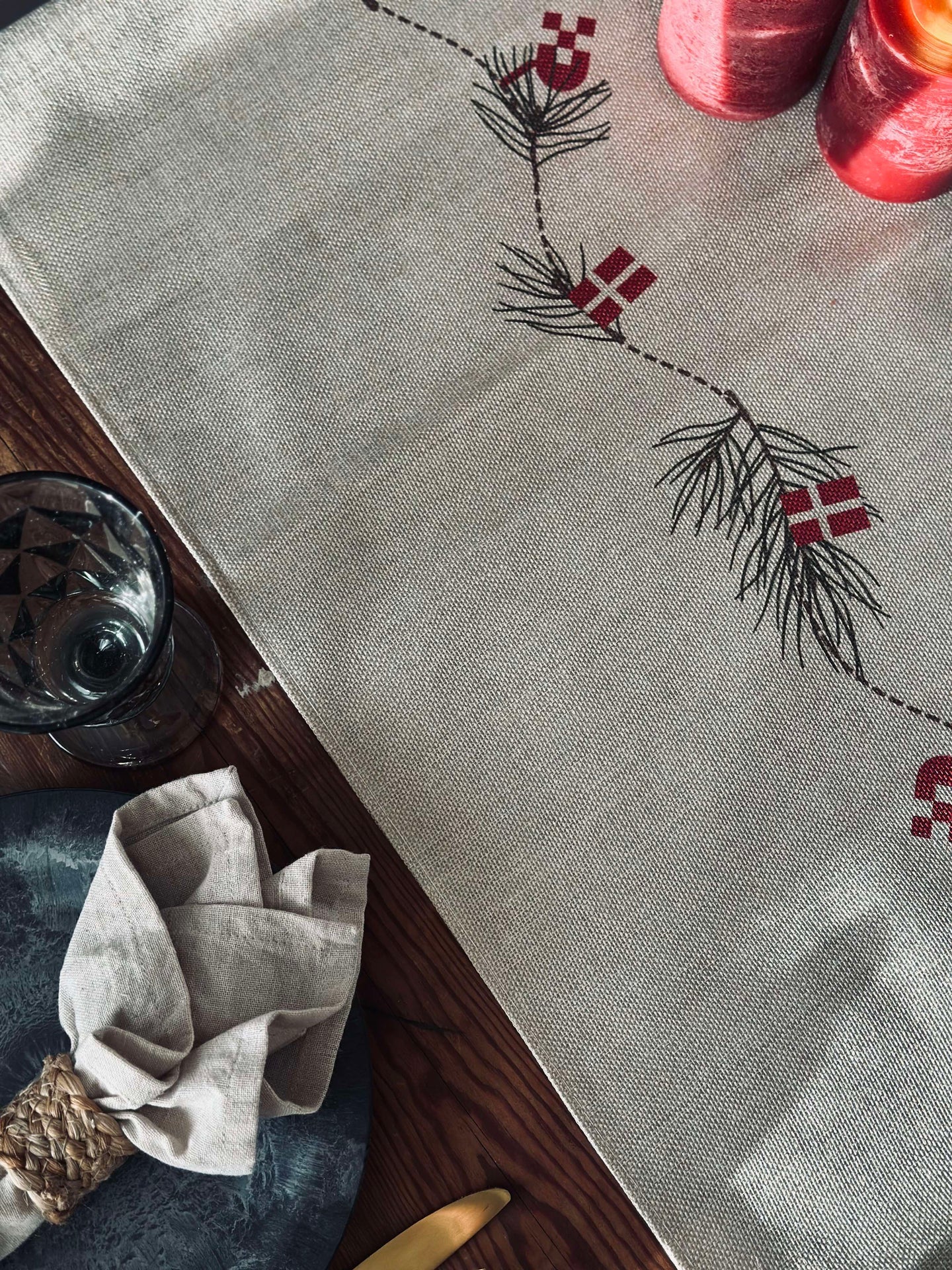 Tischläufer Weihnachten 50x150