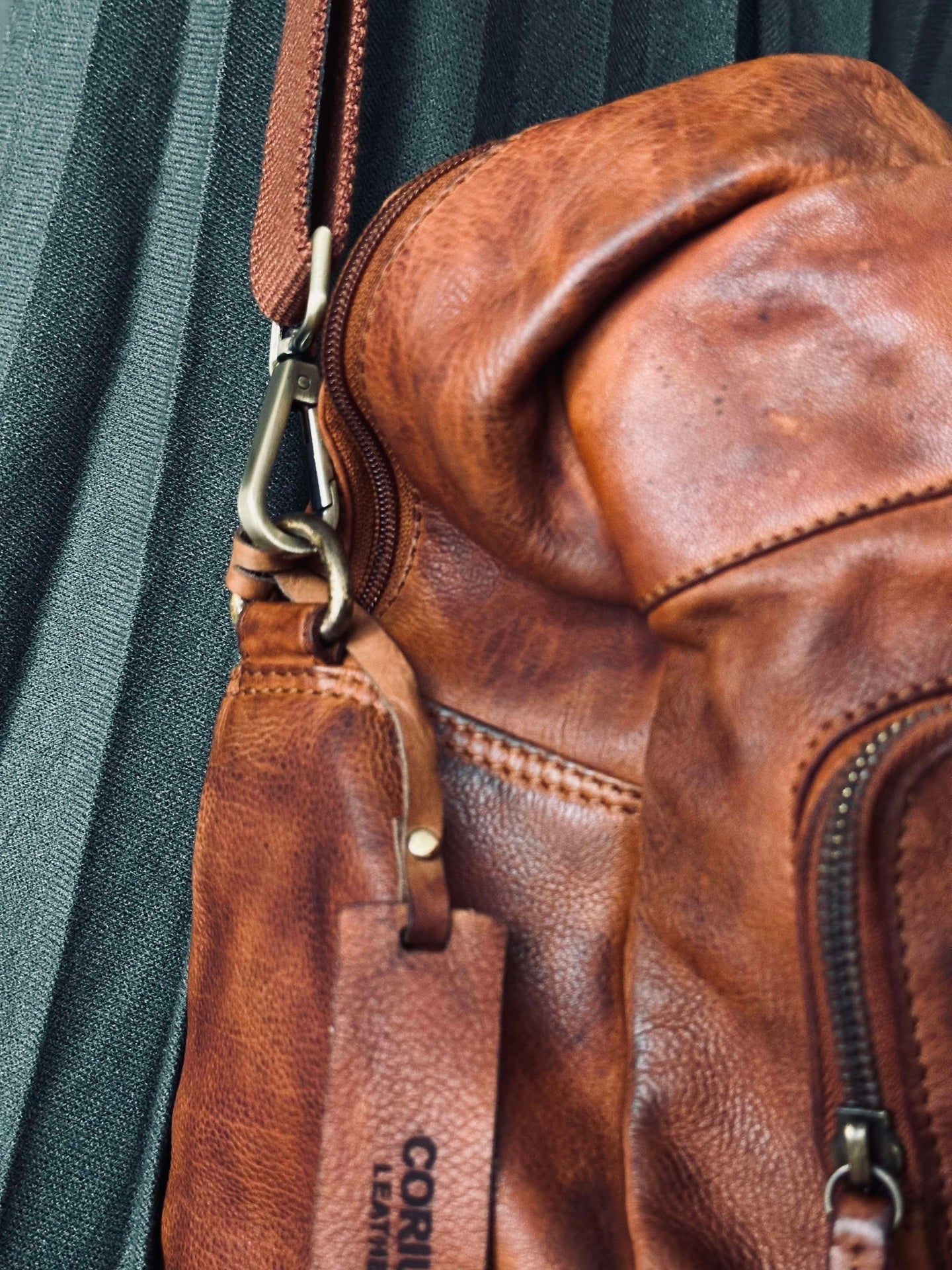 Wochenendtasche Raw boheme - Cognac