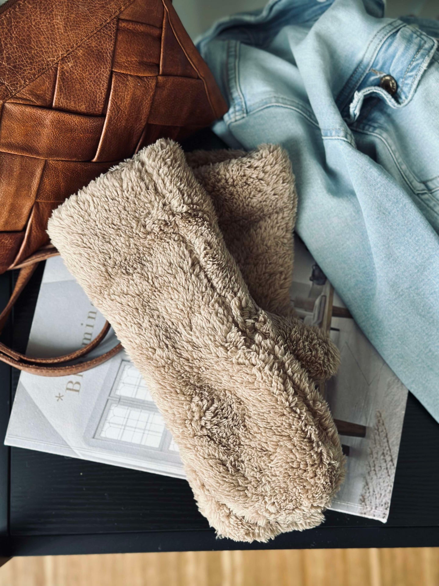 Fäustlinge - Braunes Fleece