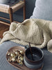Plaid Stone-washed Waffelgewebte Baumwolle - Gelb