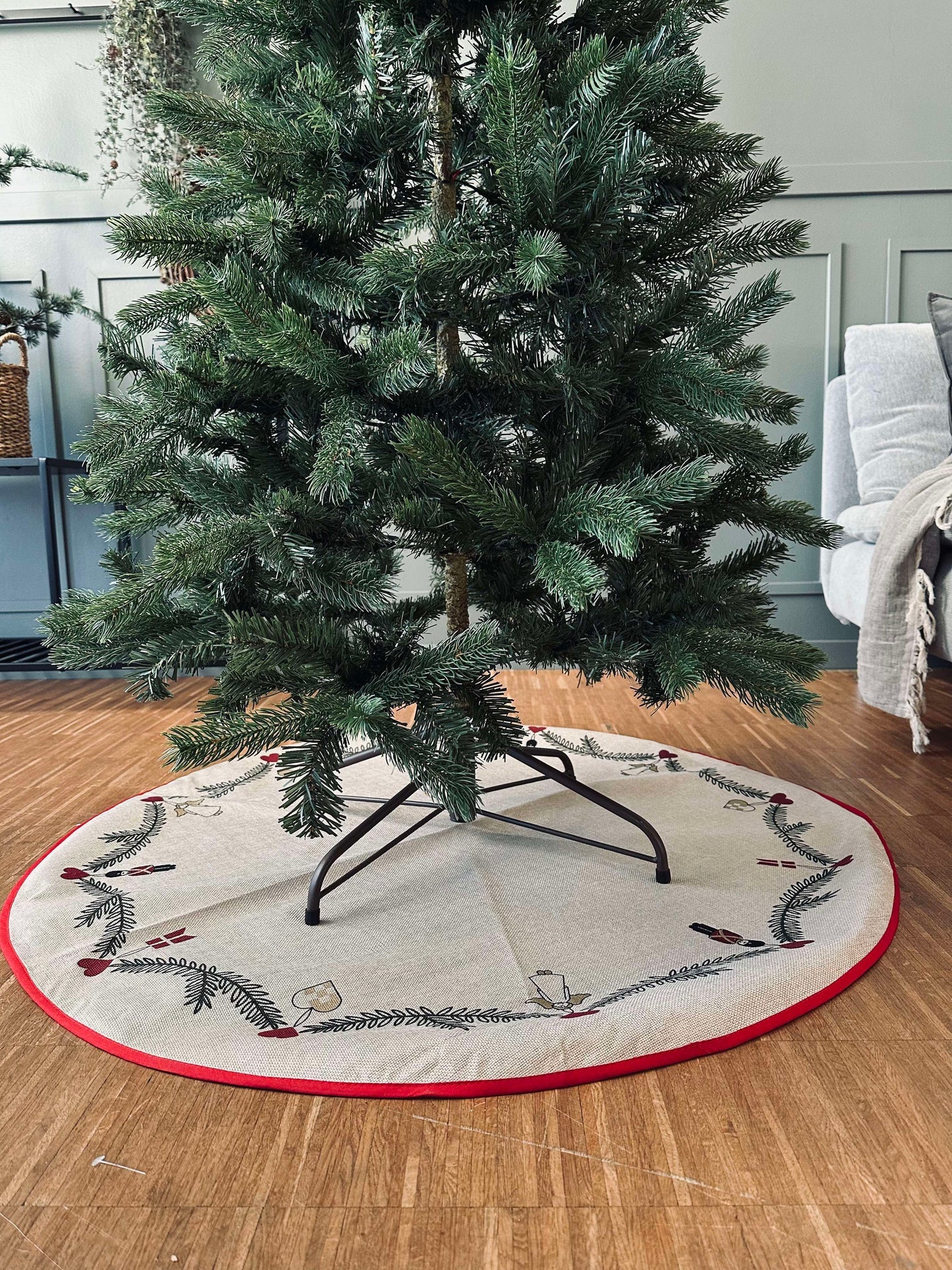 Weihnachtsbaumteppich