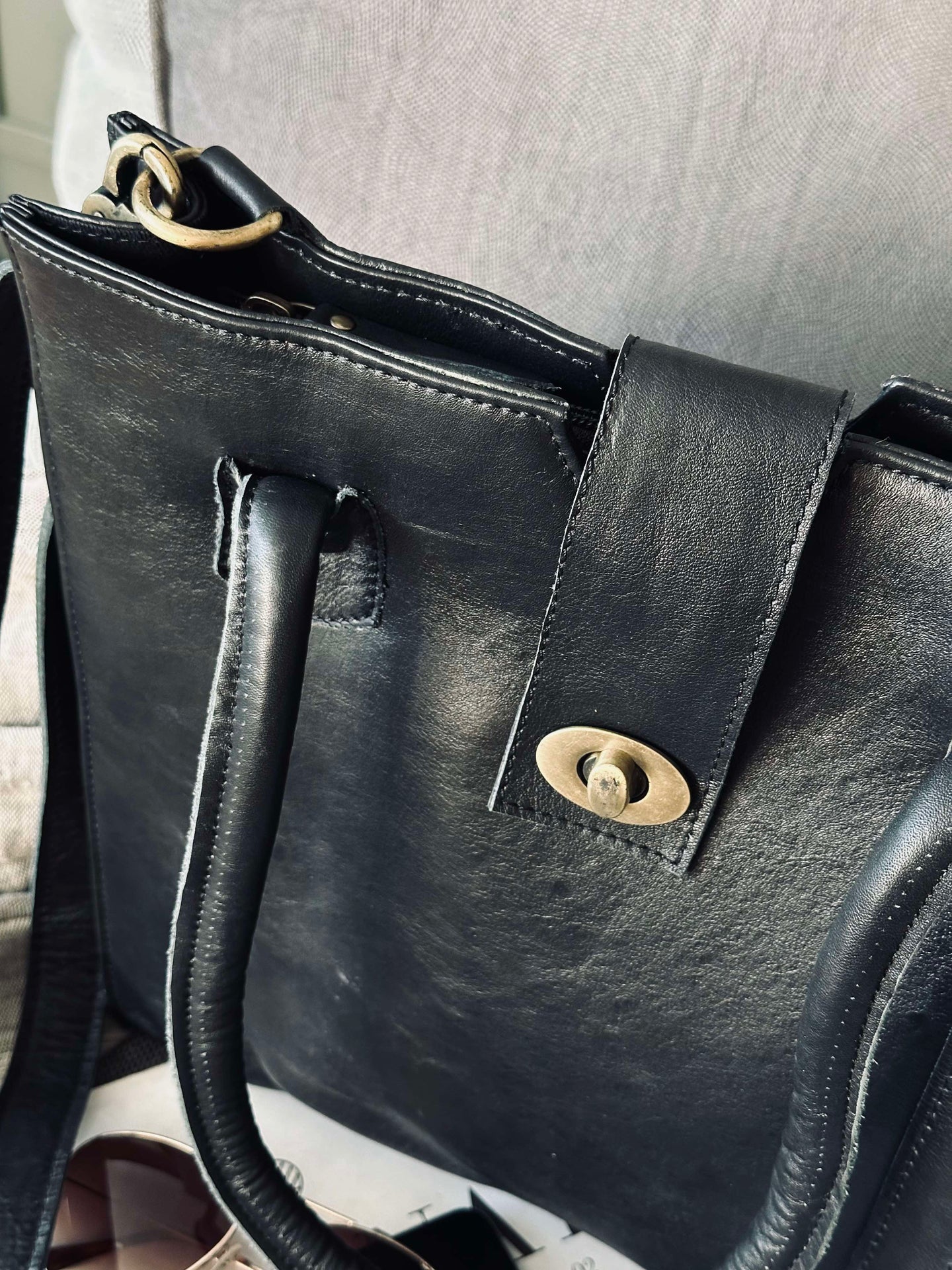 Arbeitstasche Lady aus Büffelleder