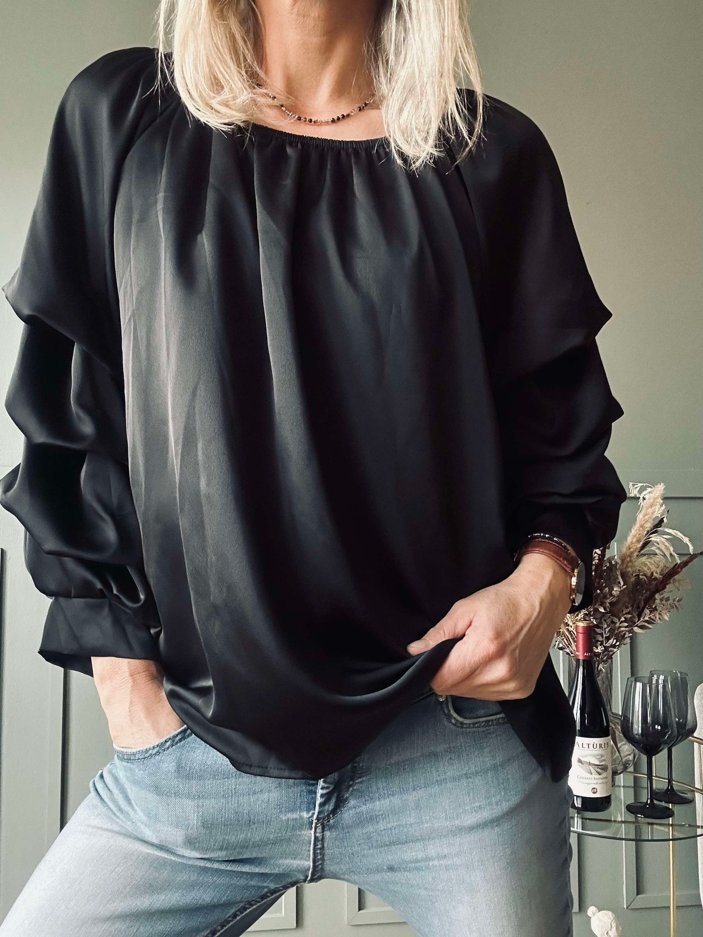 Bluse Jenny - Seidenlook