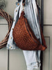 Bumbag Geflecht Cognac