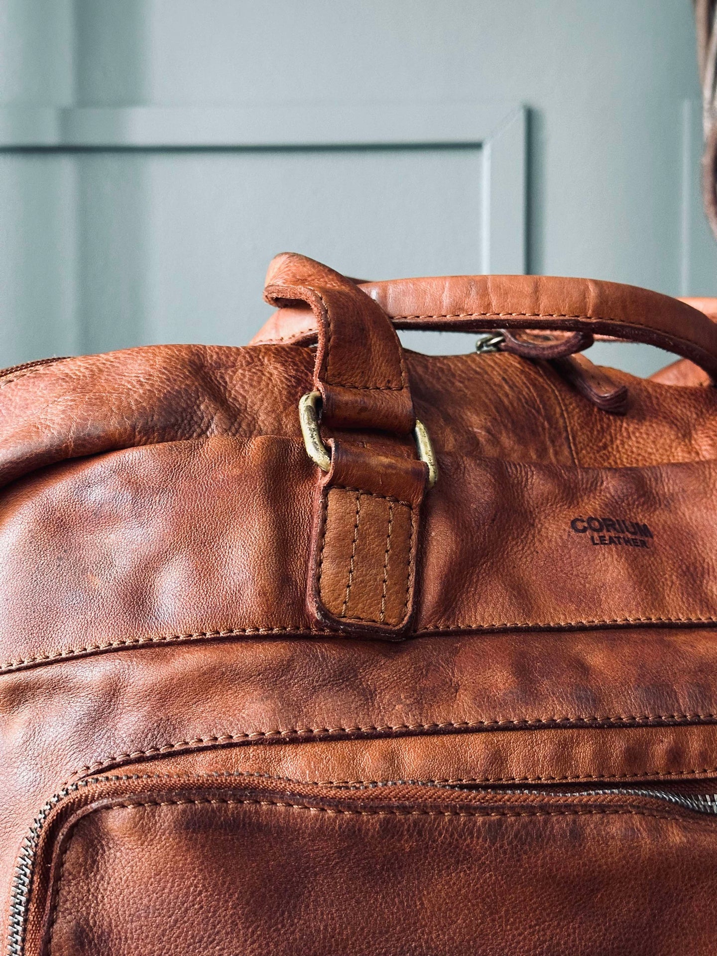 Wochenendtasche Raw boheme - Cognac