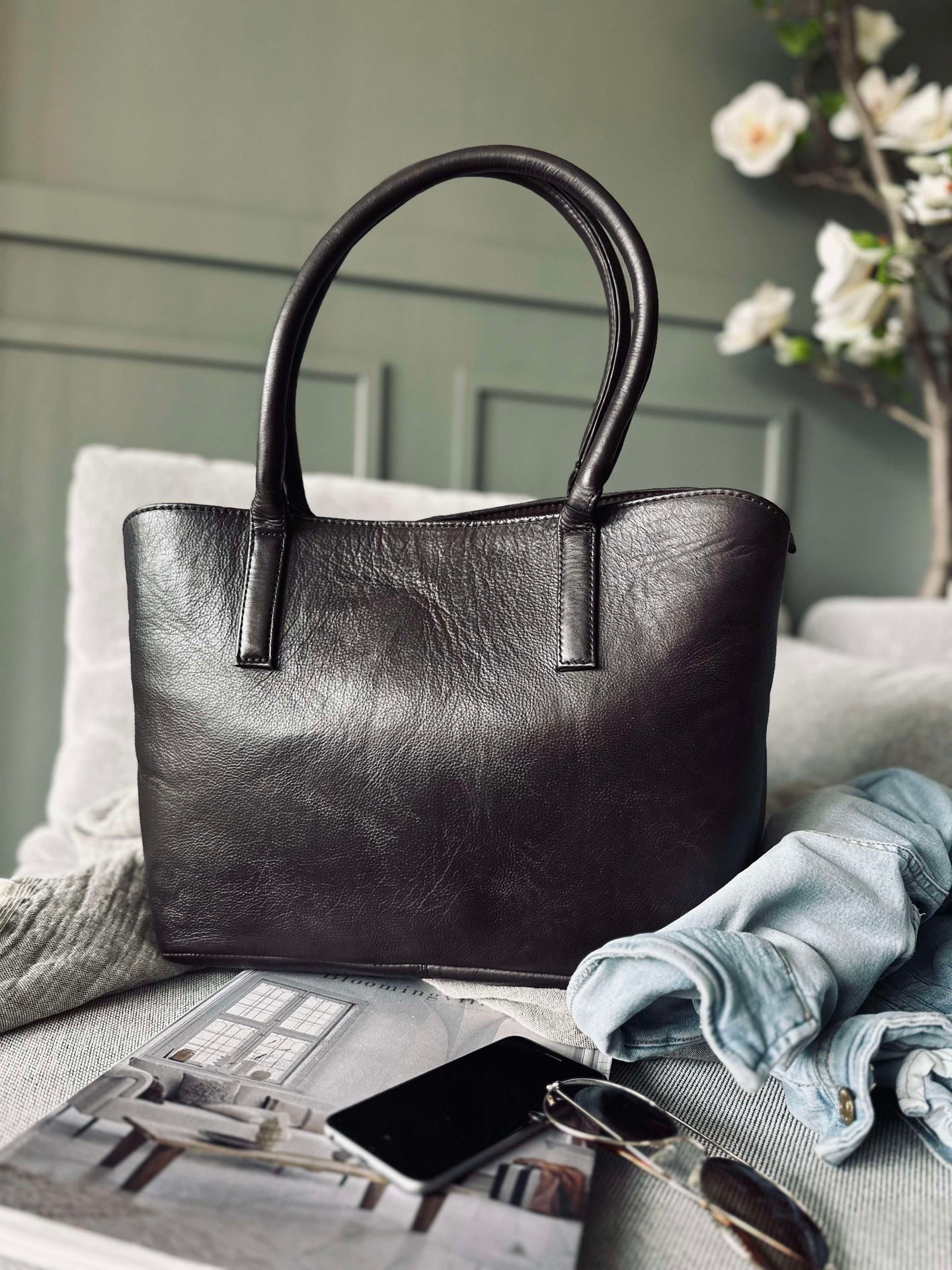 Arbeitstasche / Shopper Braun – Soft Leather
