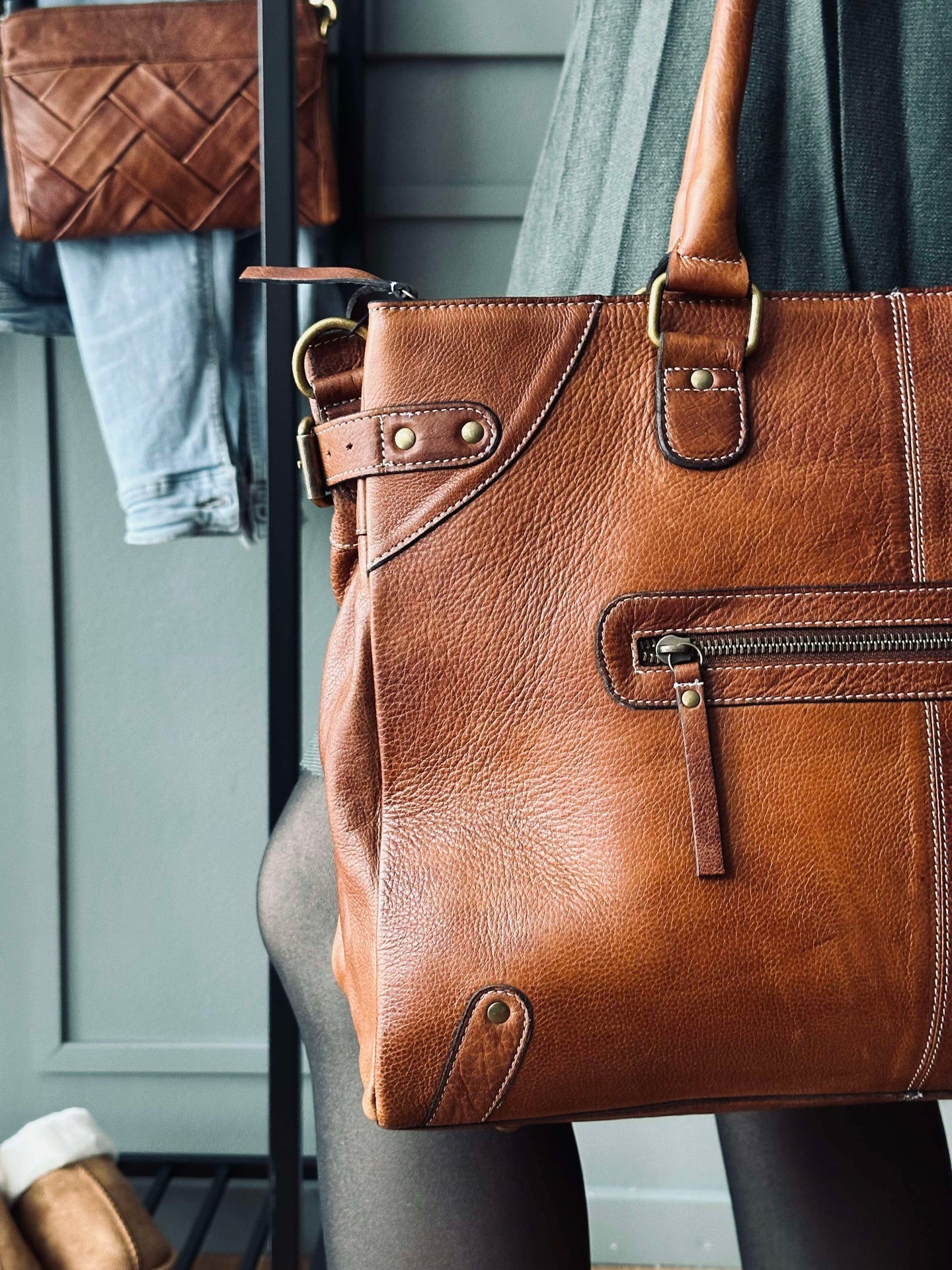 Arbeitstasche Raw Deluxe Walnut