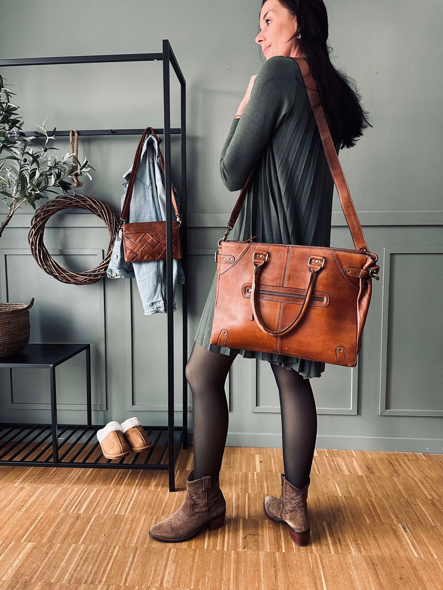 Arbeitstasche Raw Deluxe Walnut