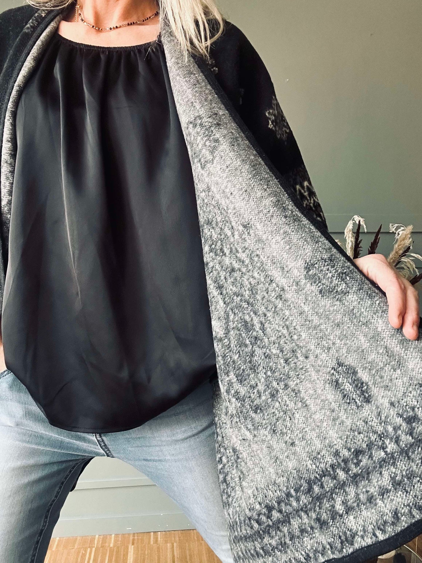 Poncho Schwarz Boheme