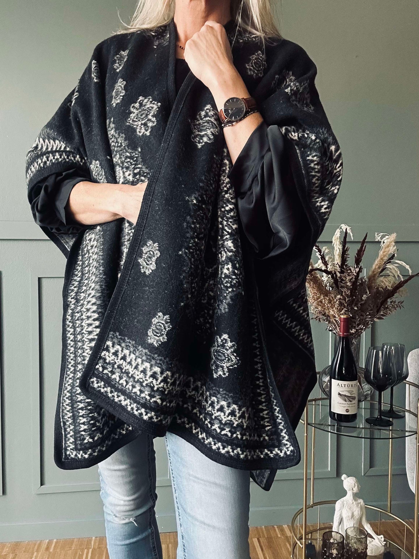 Poncho Schwarz Boheme