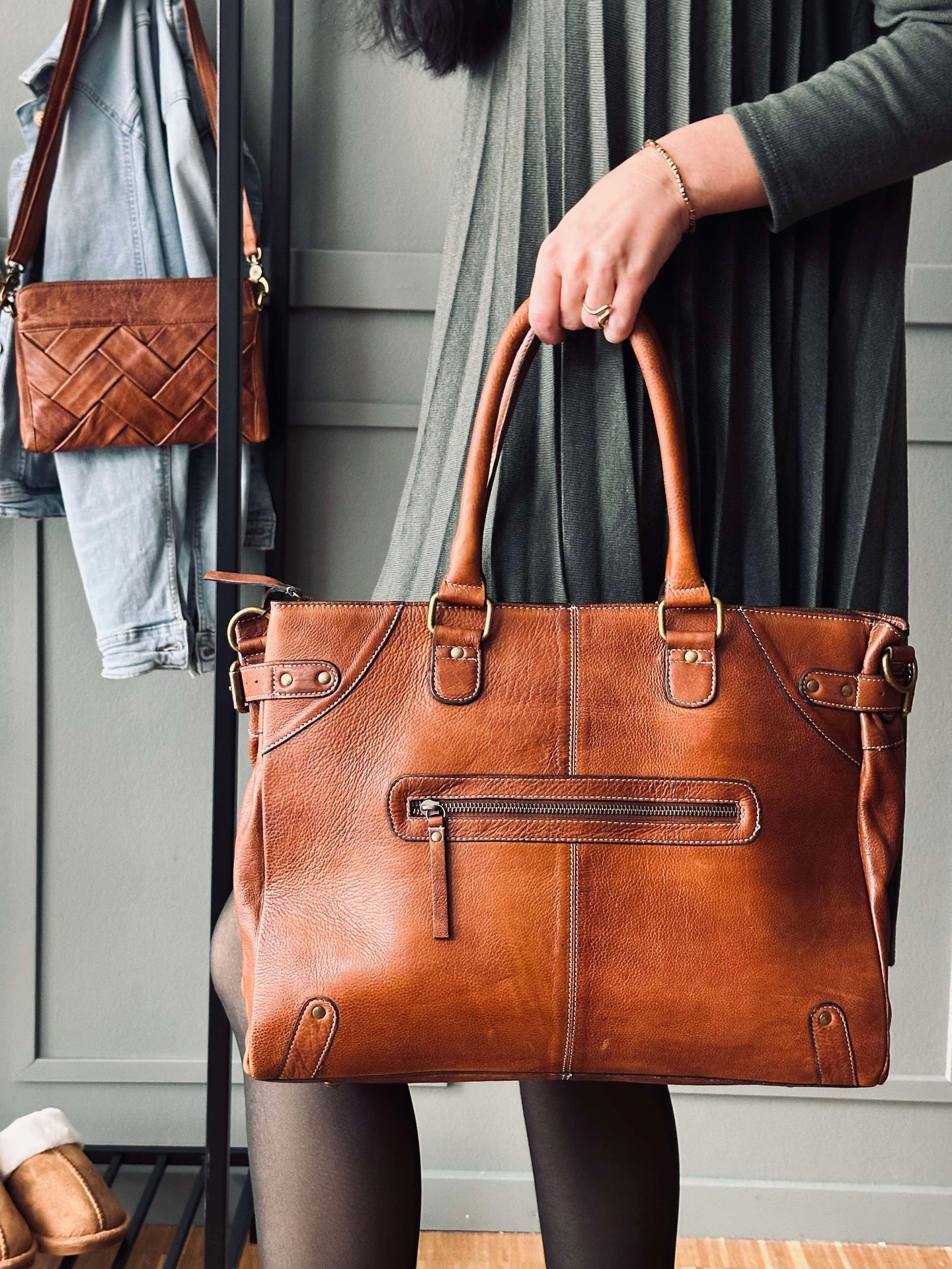 Arbeitstasche Raw Deluxe Walnut