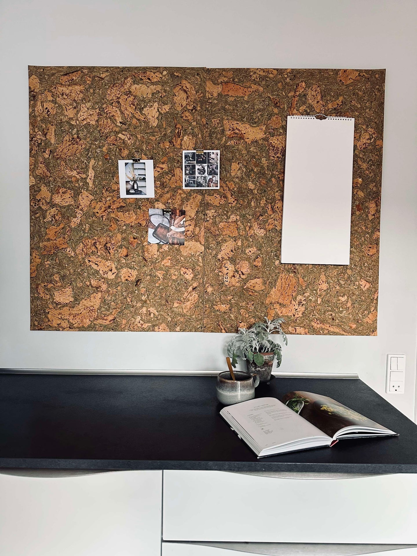 Korkplatte 60×90 – Iceberg green