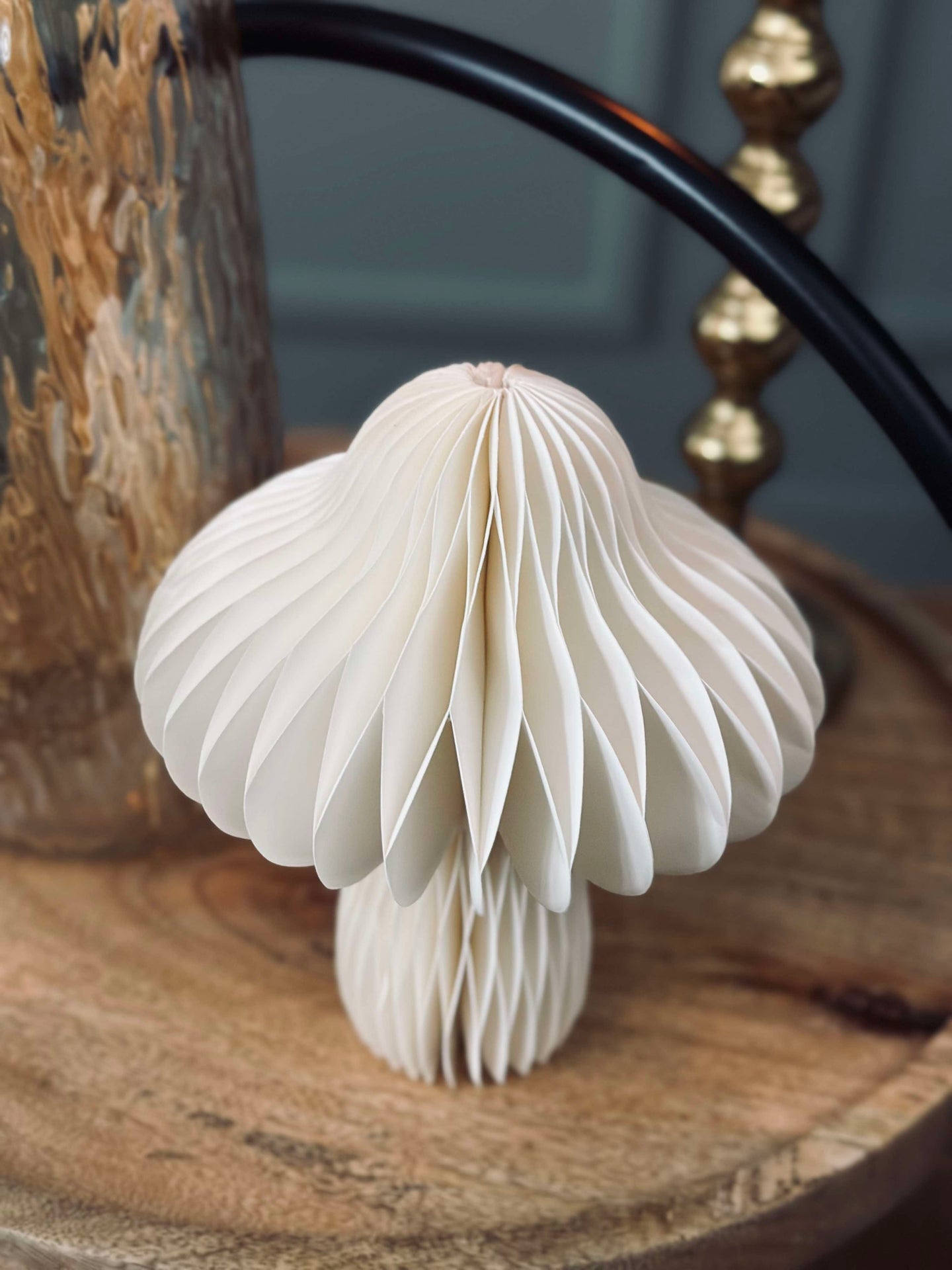 Mushroom paper small - Creme