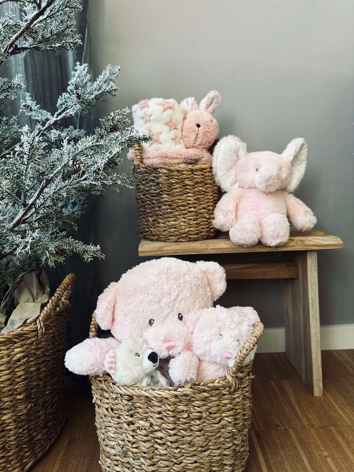 Kuscheltier Elefant 25 cm - Rosa