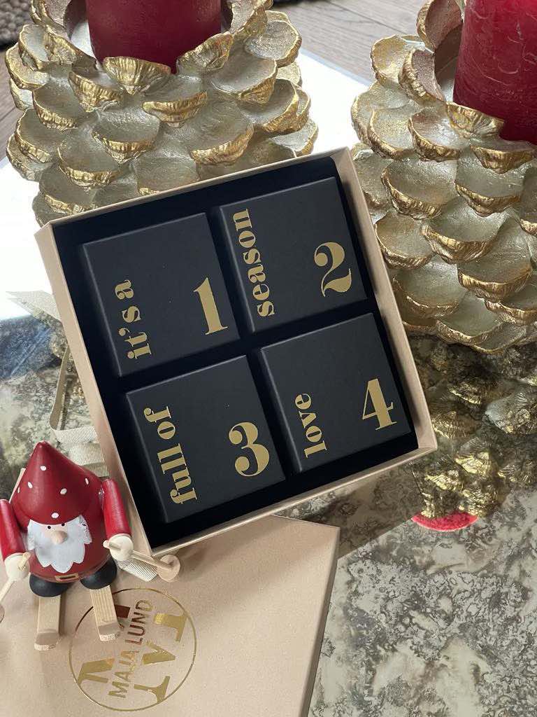 Schmuck-Adventskalender - Vergoldet