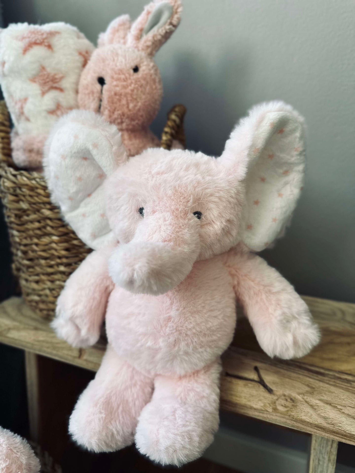 Kuscheltier Elefant 25 cm - Rosa